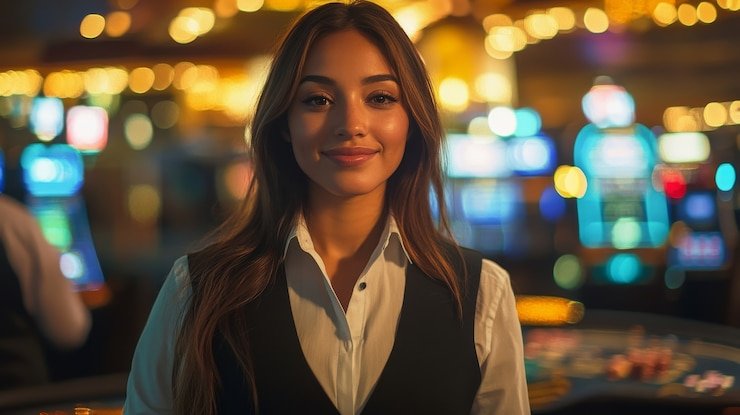 Antarmuka permainan Fa Cai Shen Deluxe di jostoto menampilkan lima gulungan dengan simbol tradisional Asia